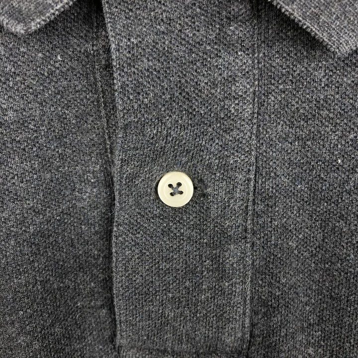 Ralph Lauren POLO by Ralph Lauren long sleeve polo shirt, men's XL size cotton black type Vintage Second Hand