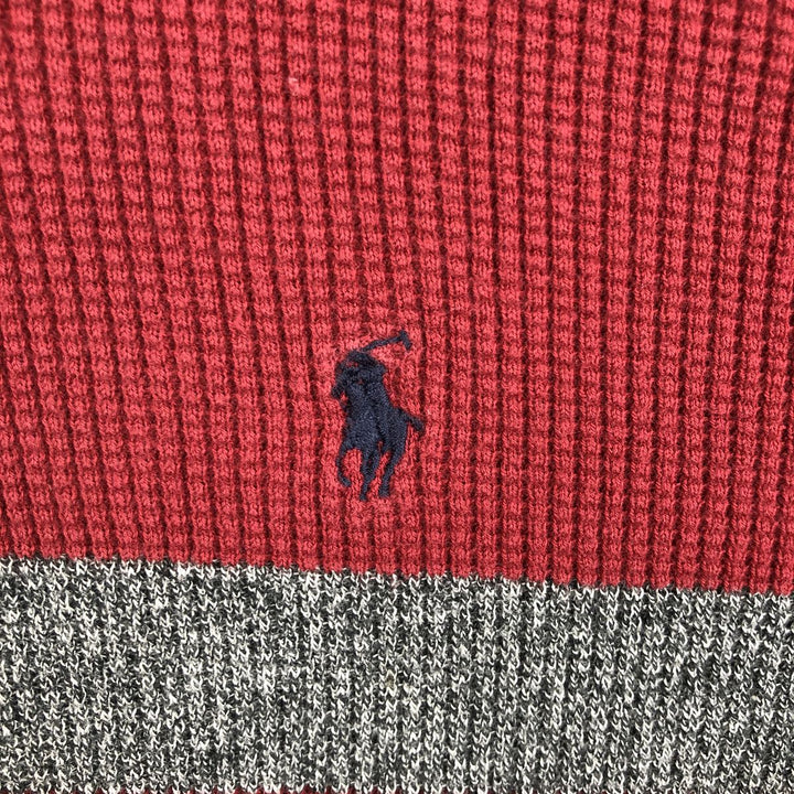 Ralph Lauren POLO by Ralph Lauren long sleeve polo shirt, men's size S cotton red type Vintage Second Hand