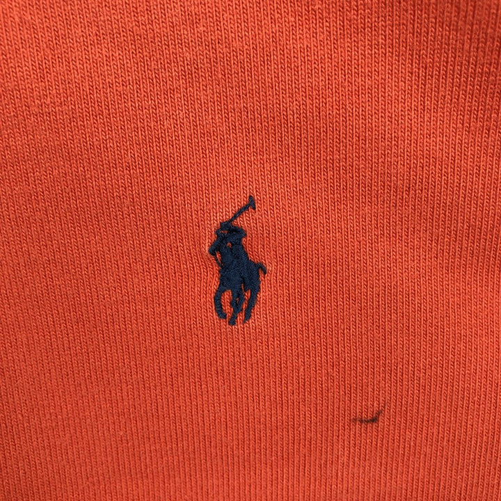 Ralph Lauren POLO by Ralph Lauren long sleeve rugby shirt, men's size L cotton orange type Vintage Second Hand