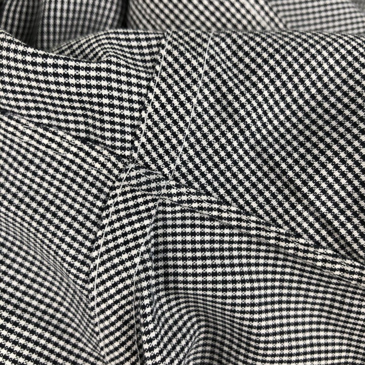 90'S HATHAWAY Short-Sleeve Button-Down Check Shirt, Made in USA, Men's Size M (Equivalent), Vintage cotton white type Vintage Second Hand