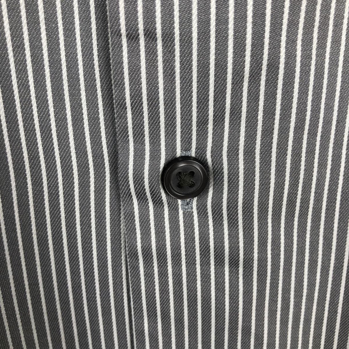 Banana Republic Long Sleeve Cotton Striped Shirt, Men's XL cotton gray type Vintage Second Hand