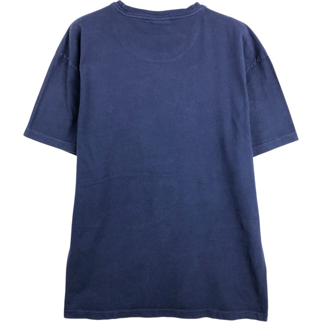 Ralph Lauren POLO by Ralph Lauren short-sleeved logo T-shirt, men's size small cotton navy blue type Vintage Second Hand