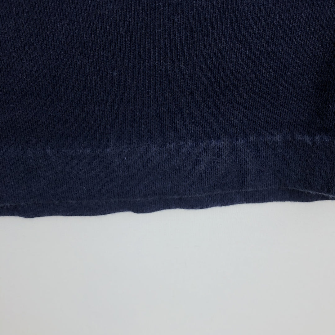 Ralph Lauren POLO by Ralph Lauren short-sleeved logo T-shirt, men's size small cotton navy blue type Vintage Second Hand