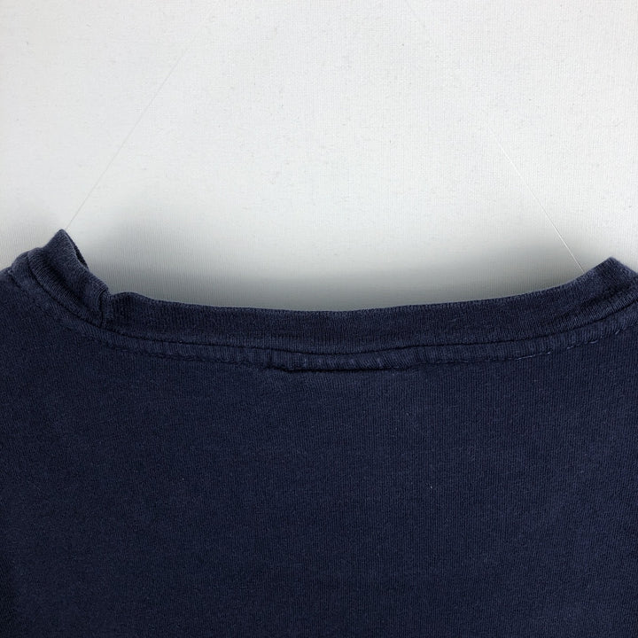 Ralph Lauren POLO by Ralph Lauren short-sleeved logo T-shirt, men's size small cotton navy blue type Vintage Second Hand