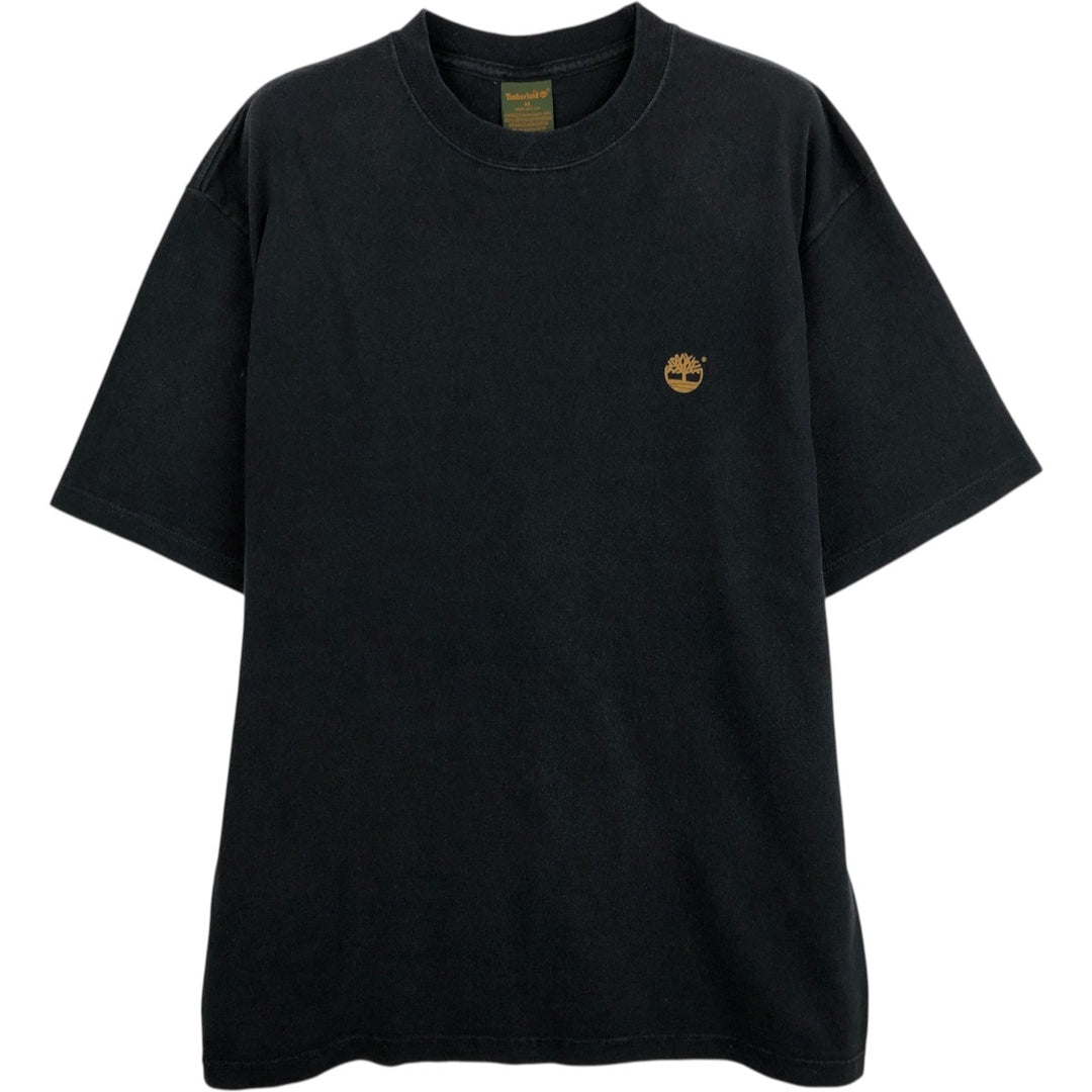 90s-00'S Timberland Short-Sleeve Printed T-Shirt, Made in USA, Men's Size M (Equivalent), Vintage cotton black type Vintage Second Hand