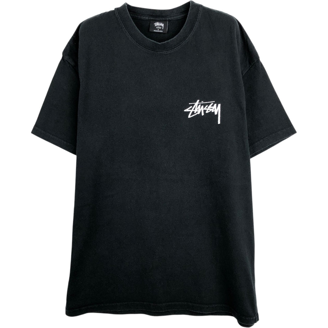 Stussy Australia Surf Skate T-shirt, Men's Size S (approx.) cotton black type Vintage Second Hand