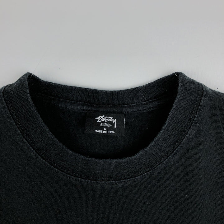 Stussy Australia Surf Skate T-shirt, Men's Size S (approx.) cotton black type Vintage Second Hand