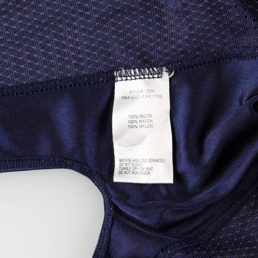 Reebok NFL Tennessee Titans V-Neck Mesh Five-Quarter Sleeve Game Shirt Football Shirt Men's XL (approx.) Nylon navy blue type Vintage Second Hand