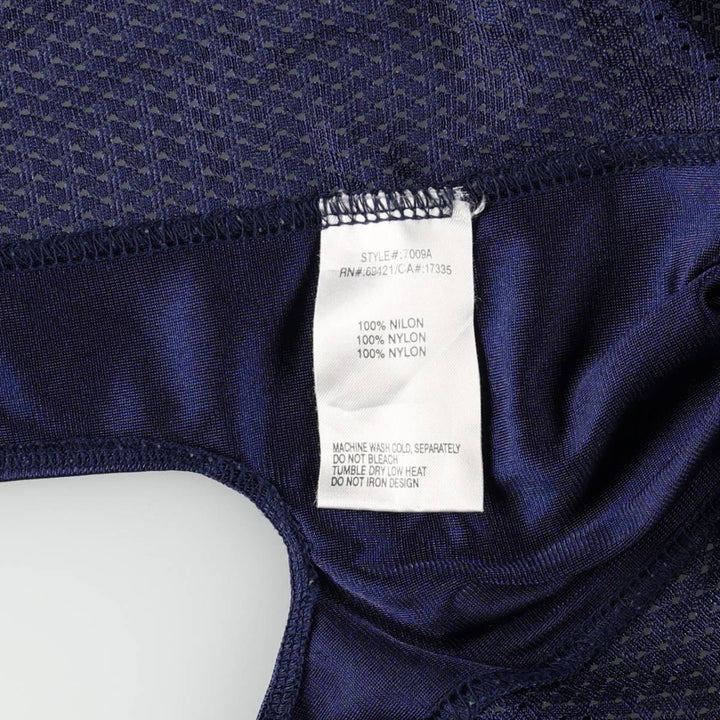 Reebok NFL Tennessee Titans V-Neck Mesh Five-Quarter Sleeve Game Shirt Football Shirt Men's XL (approx.) Nylon navy blue type Vintage Second Hand
