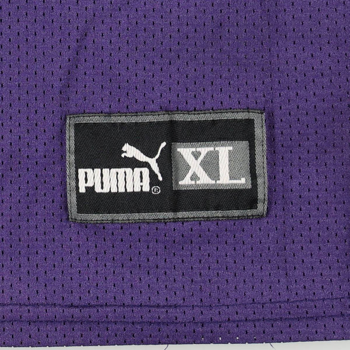 90s-00'S Puma NFL Baltimore Ravens Five-quarter sleeve V-neck mesh game shirt football shirt men's size XL equivalent Nylon purple type Vintage Second Hand