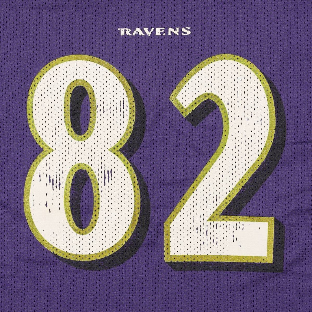 90s-00'S Puma NFL Baltimore Ravens Five-quarter sleeve V-neck mesh game shirt football shirt men's size XL equivalent Nylon purple type Vintage Second Hand