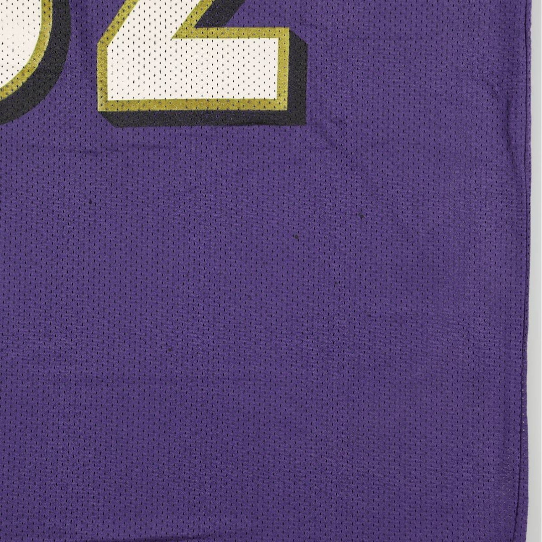 90s-00'S Puma NFL Baltimore Ravens Five-quarter sleeve V-neck mesh game shirt football shirt men's size XL equivalent Nylon purple type Vintage Second Hand