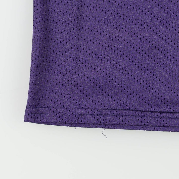 90s-00'S Puma NFL Baltimore Ravens Five-quarter sleeve V-neck mesh game shirt football shirt men's size XL equivalent Nylon purple type Vintage Second Hand