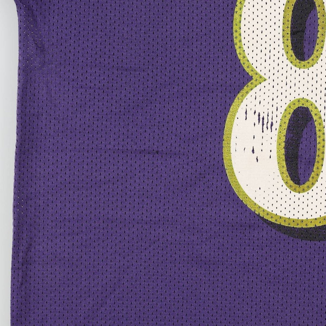 90s-00'S Puma NFL Baltimore Ravens Five-quarter sleeve V-neck mesh game shirt football shirt men's size XL equivalent Nylon purple type Vintage Second Hand