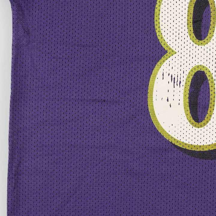 90s-00'S Puma NFL Baltimore Ravens Five-quarter sleeve V-neck mesh game shirt football shirt men's size XL equivalent Nylon purple type Vintage Second Hand