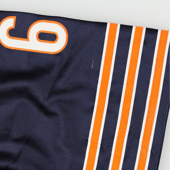 Reebok ONFIELD NFL Chicago Bears Mesh V-Neck Half-Sleeve Game Shirt Football Shirt Men's Size L (approx.) Nylon navy blue type Vintage Second Hand