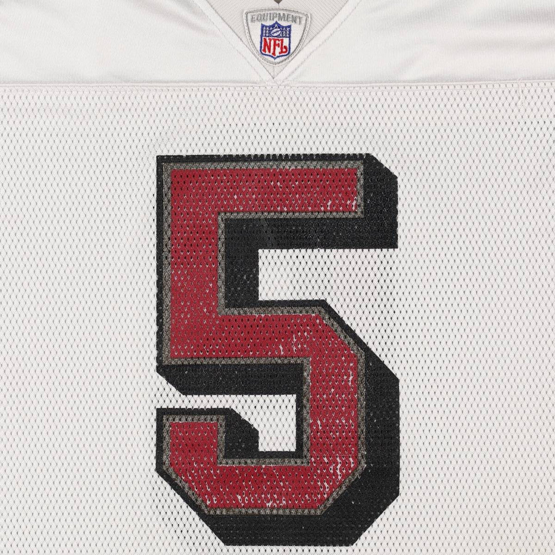 Reebok NFL San Francisco 49ers V-Neck Mesh Five-Quarter Sleeve Game Shirt Football Shirt polyester white type Vintage Second Hand