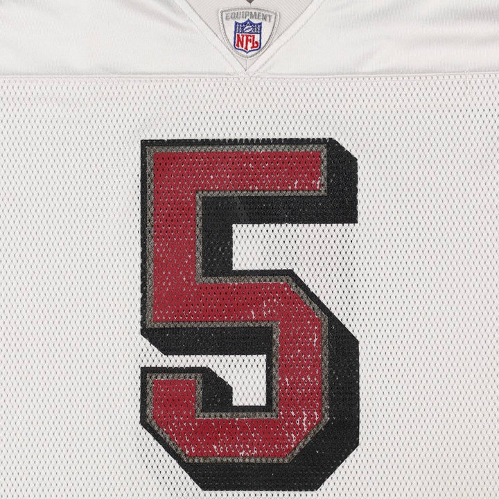 Reebok NFL San Francisco 49ers V-Neck Mesh Five-Quarter Sleeve Game Shirt Football Shirt polyester white type Vintage Second Hand