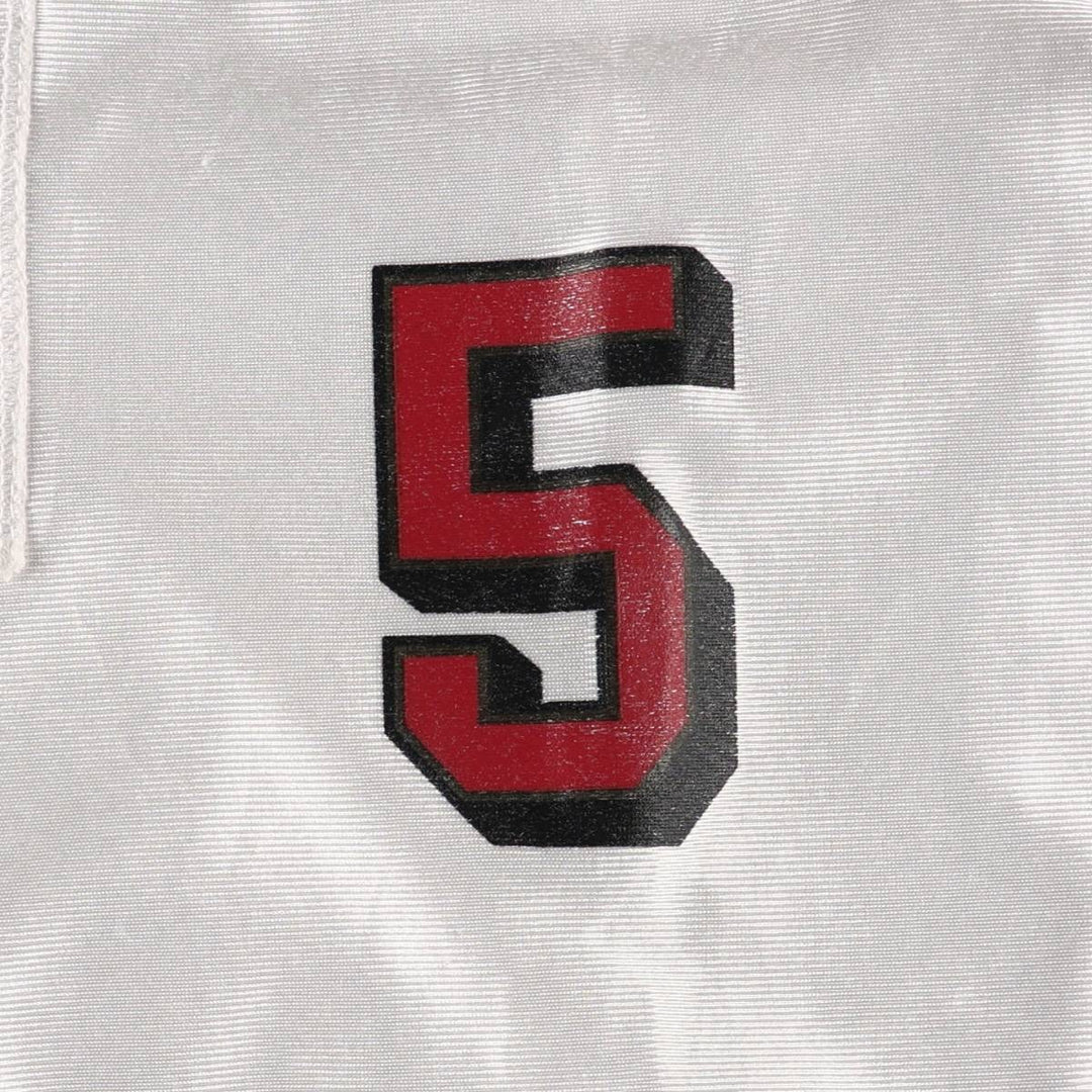 Reebok NFL San Francisco 49ers V-Neck Mesh Five-Quarter Sleeve Game Shirt Football Shirt polyester white type Vintage Second Hand