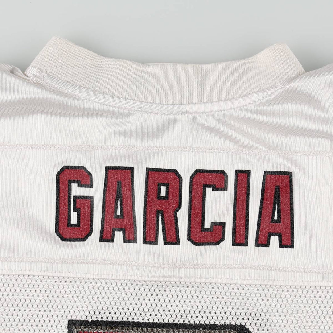 Reebok NFL San Francisco 49ers V-Neck Mesh Five-Quarter Sleeve Game Shirt Football Shirt polyester white type Vintage Second Hand