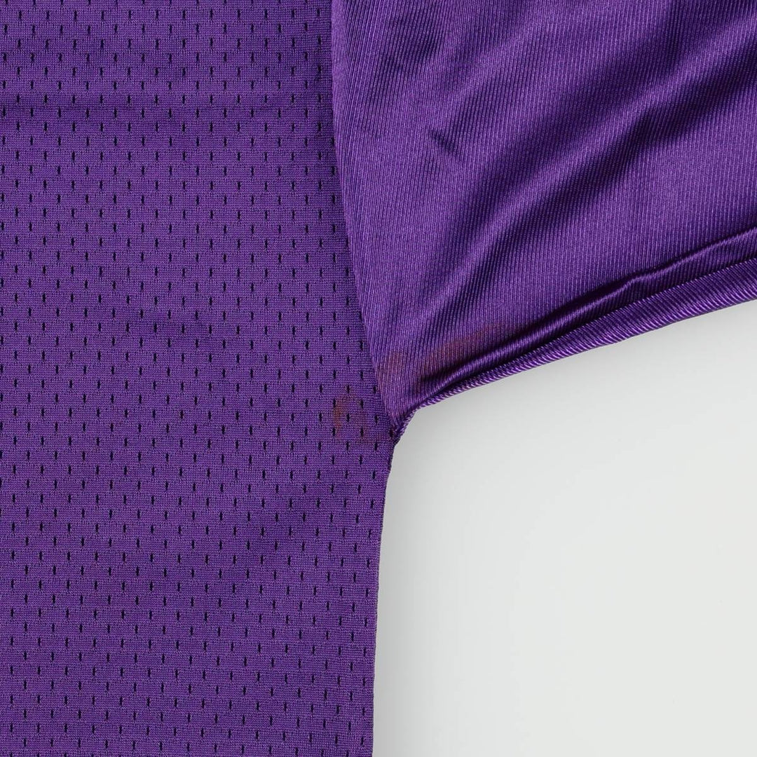 Reebok NFL Minnesota Vikings Five-Quarter Sleeve Mesh V-Neck Game Shirt Football Shirt Men's Size L (approx.) Nylon purple type Vintage Second Hand