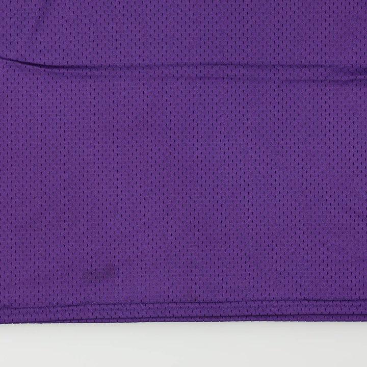 Reebok NFL Minnesota Vikings Five-Quarter Sleeve Mesh V-Neck Game Shirt Football Shirt Men's Size L (approx.) Nylon purple type Vintage Second Hand