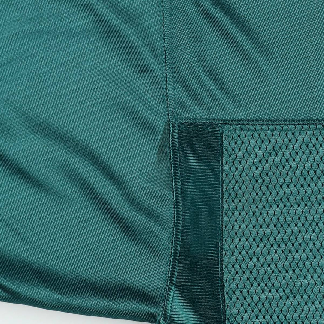 Reebok Philadelphia Eagles Mesh V-Neck Football 3/4 Sleeve T-Shirt, Men's Size L (approx.) Nylon green type Vintage Second Hand