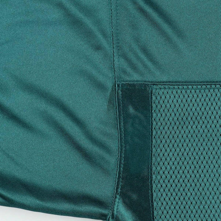 Reebok Philadelphia Eagles Mesh V-Neck Football 3/4 Sleeve T-Shirt, Men's Size L (approx.) Nylon green type Vintage Second Hand