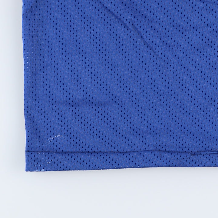 90'S Champion Authentic Athletic Apparel V-Neck Game Shirt Football Shirt Men's Size XL (approx.) Nylon blue type Vintage Second Hand