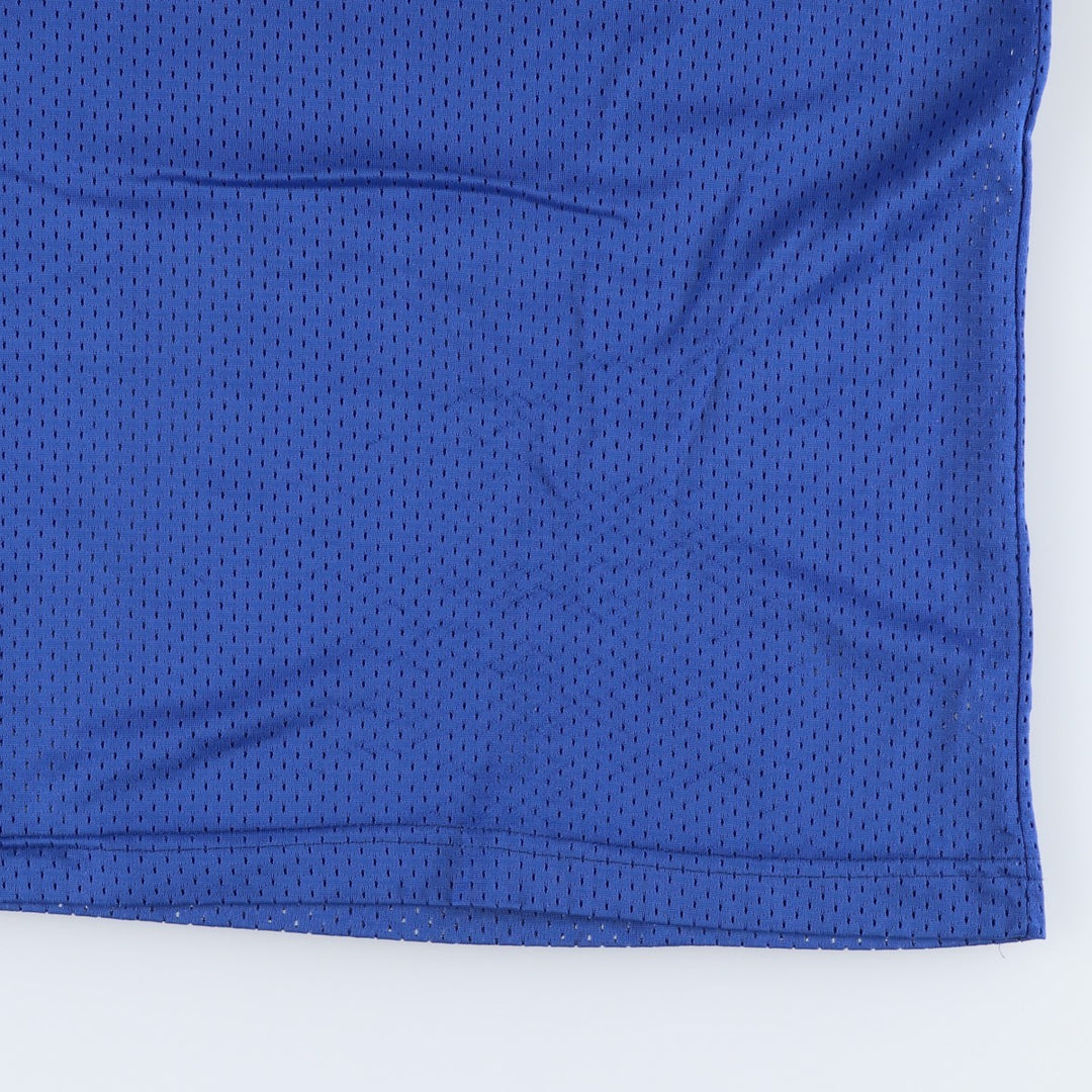 90'S Champion Authentic Athletic Apparel V-Neck Game Shirt Football Shirt Men's Size XL (approx.) Nylon blue type Vintage Second Hand