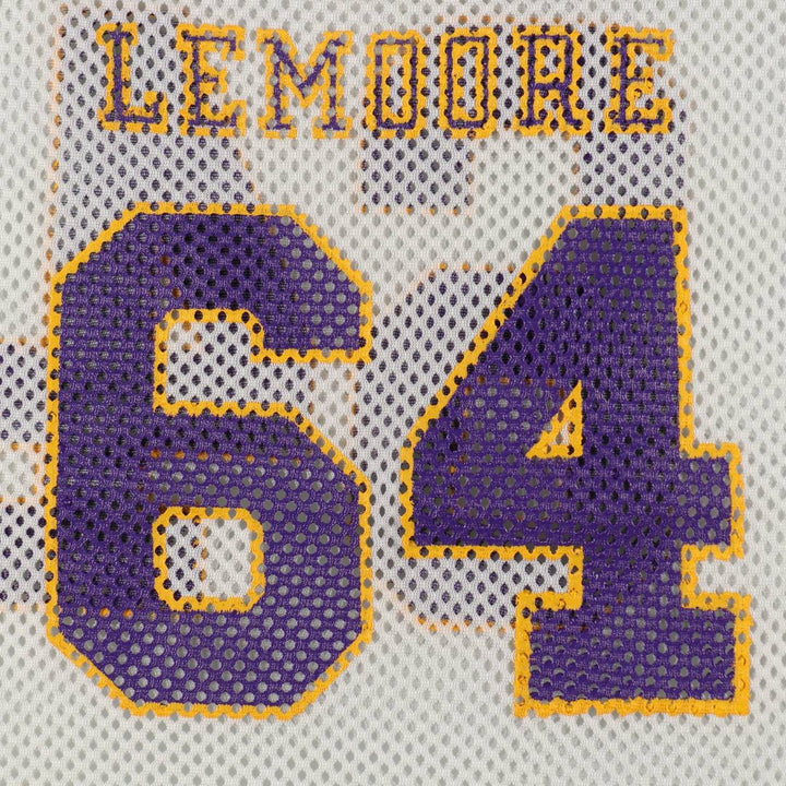 80s-90'S Champion Minnesota Vikings V-neck Mesh Football 3/4 Sleeve T-shirt, Men's XL equivalent, Vintage Nylon white type Vintage Second Hand