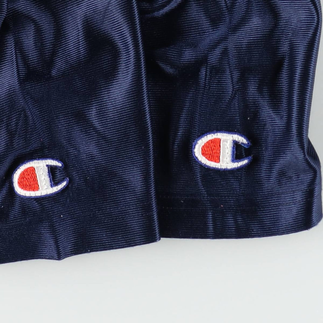 90'S Champion Denver Broncos V-neck Mesh Football 3/4 Sleeve T-Shirt, Men's Size L (Equivalent), Vintage Nylon navy blue type Vintage Second Hand