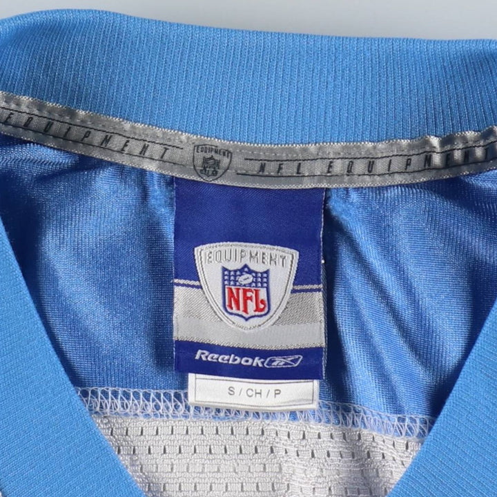Reebok NFL Tennessee Titans Mesh V-Neck Football Short Sleeve T-Shirt (Men's Size S) polyester white type Vintage Second Hand