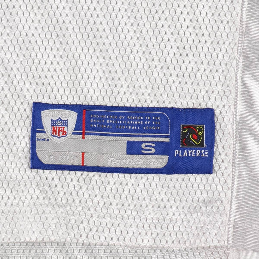 Reebok NFL Tennessee Titans Mesh V-Neck Football Short Sleeve T-Shirt (Men's Size S) polyester white type Vintage Second Hand