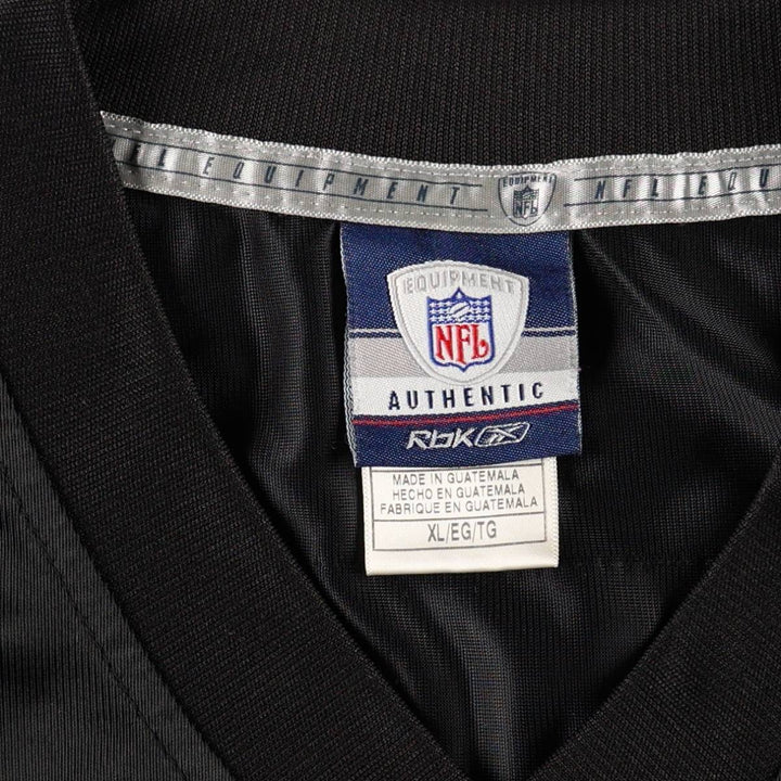 Reebok NFL New Orleans Saints Five-Quarter Sleeve Mesh V-Neck Game Shirt Football Shirt Men's XL Equivalent polyester black type Vintage Second Hand