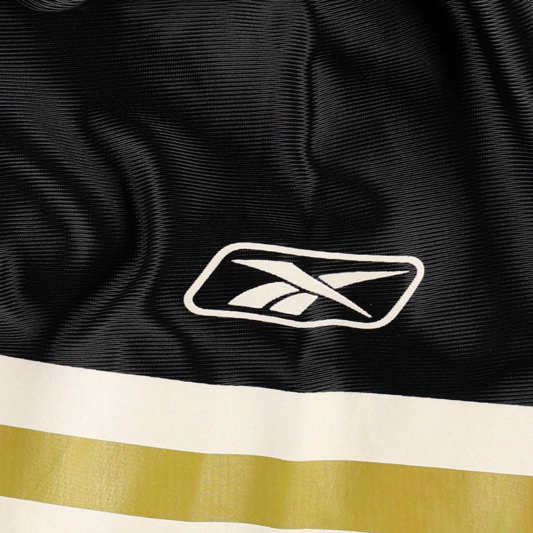 Reebok NFL New Orleans Saints Five-Quarter Sleeve Mesh V-Neck Game Shirt Football Shirt Men's XL Equivalent polyester black type Vintage Second Hand