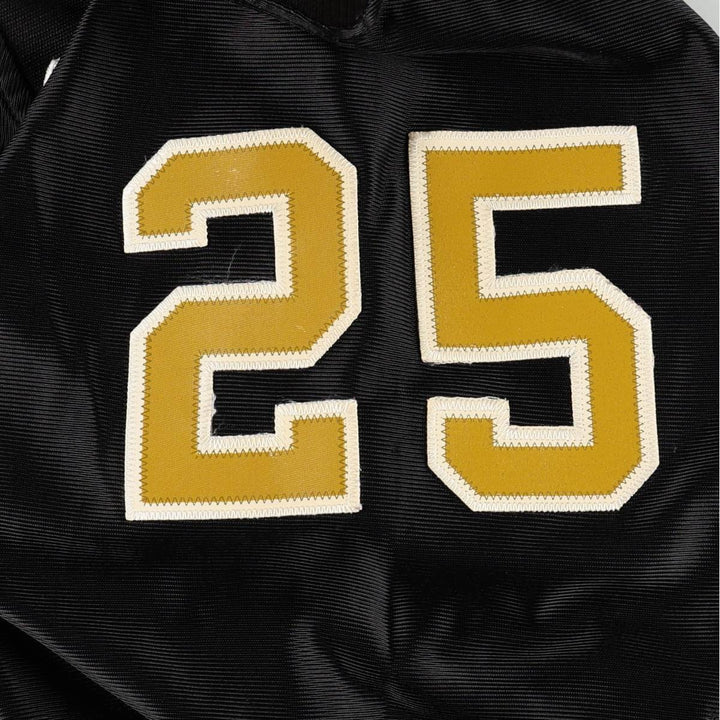 Reebok NFL New Orleans Saints Five-Quarter Sleeve Mesh V-Neck Game Shirt Football Shirt Men's XL Equivalent polyester black type Vintage Second Hand