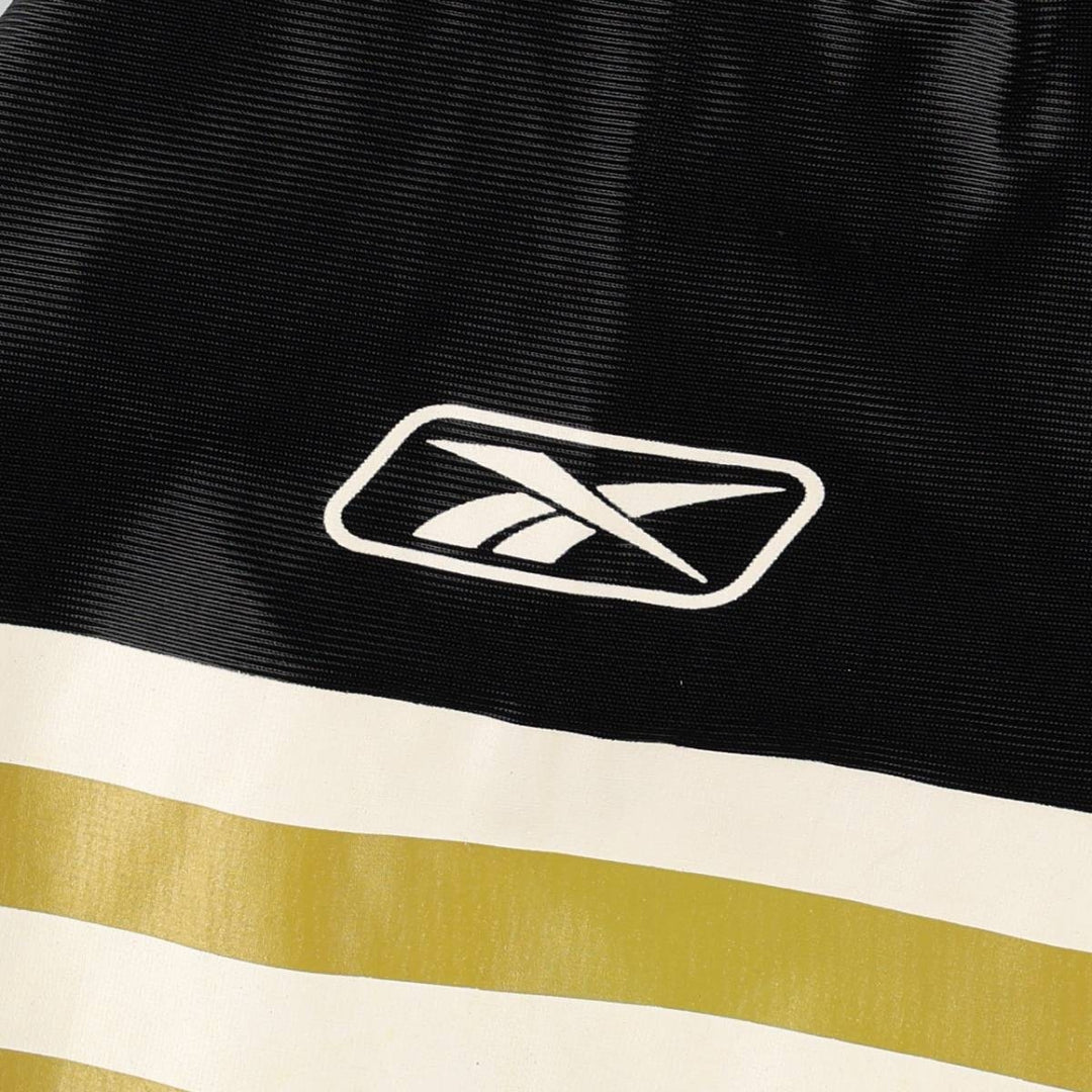 Reebok NFL New Orleans Saints Five-Quarter Sleeve Mesh V-Neck Game Shirt Football Shirt Men's XL Equivalent polyester black type Vintage Second Hand