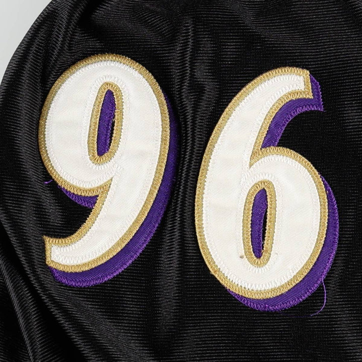 Reebok NFL Baltimore Ravens V-Neck Mesh Game Shirt Football Shirt Men's XL (approx.) Nylon black type Vintage Second Hand