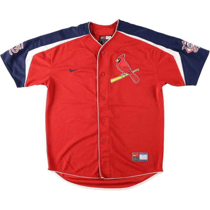 2000'S Nike TEAM MLB ST. LOUIS CARDINALS Game Shirt Baseball Shirt Men's Size S (approx.) polyester red type Vintage Second Hand