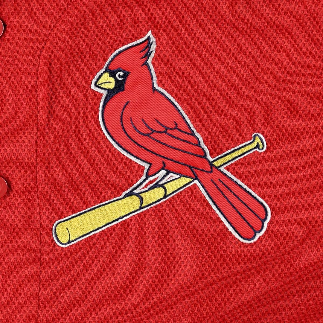 2000'S Nike TEAM MLB ST. LOUIS CARDINALS Game Shirt Baseball Shirt Men's Size S (approx.) polyester red type Vintage Second Hand