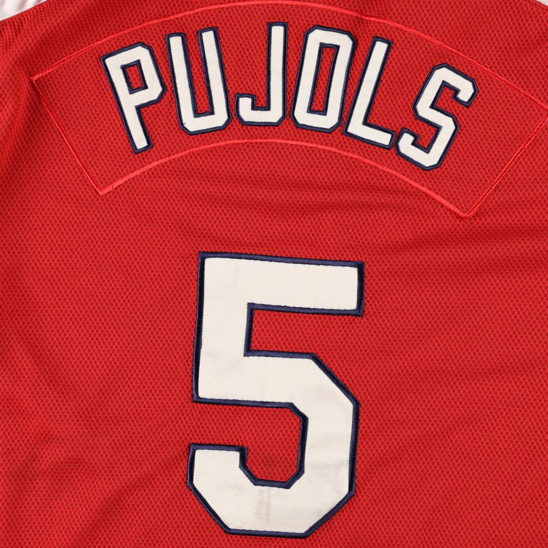 2000'S Nike TEAM MLB ST. LOUIS CARDINALS Game Shirt Baseball Shirt Men's Size S (approx.) polyester red type Vintage Second Hand