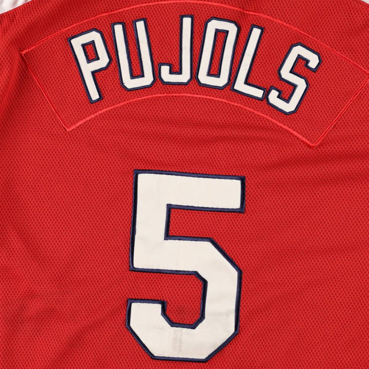2000'S Nike TEAM MLB ST. LOUIS CARDINALS Game Shirt Baseball Shirt Men's Size S (approx.) polyester red type Vintage Second Hand