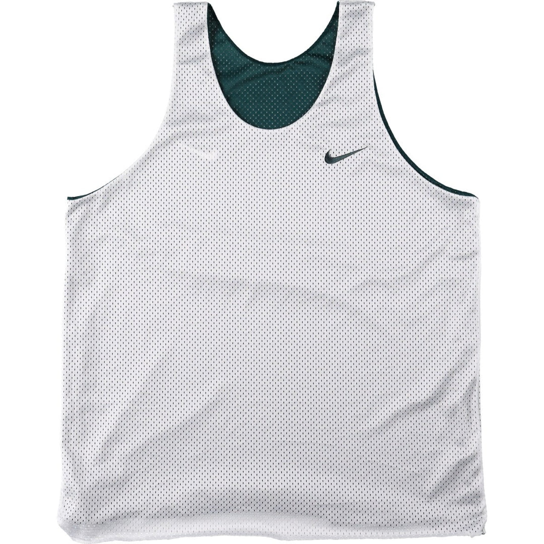 90'S Nike Reversible Mesh Tank Top Game Shirt, Men's Size L (approx.), Vintage Nylon green type Vintage Second Hand