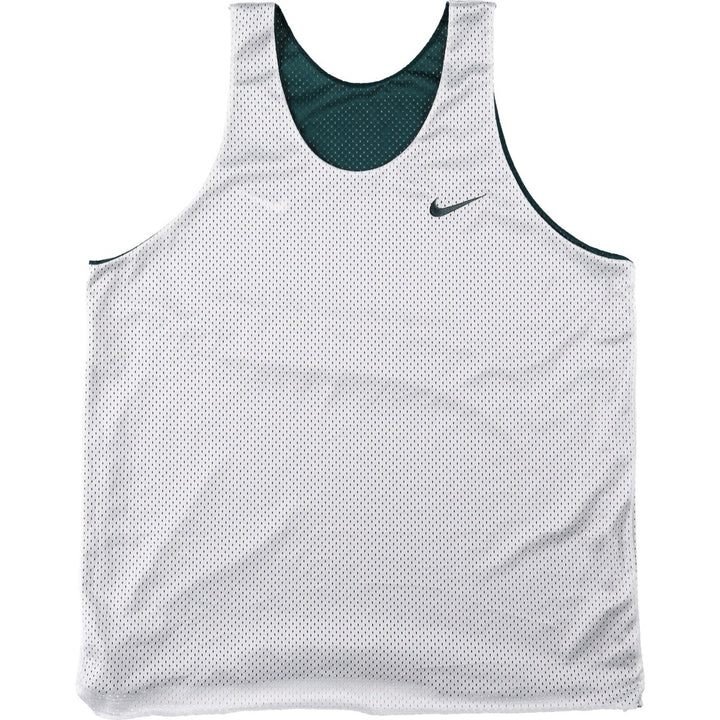 90'S Nike Reversible Mesh Tank Top Game Shirt, Men's Size L (approx.), Vintage Nylon green type Vintage Second Hand