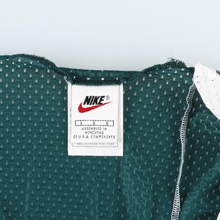 90'S Nike Reversible Mesh Tank Top Game Shirt, Men's Size L (approx.), Vintage Nylon green type Vintage Second Hand