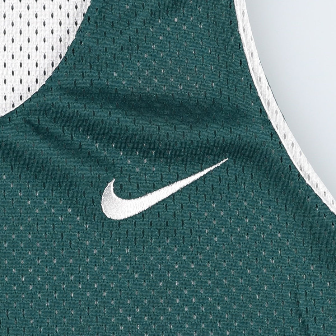 90'S Nike Reversible Mesh Tank Top Game Shirt, Men's Size L (approx.), Vintage Nylon green type Vintage Second Hand