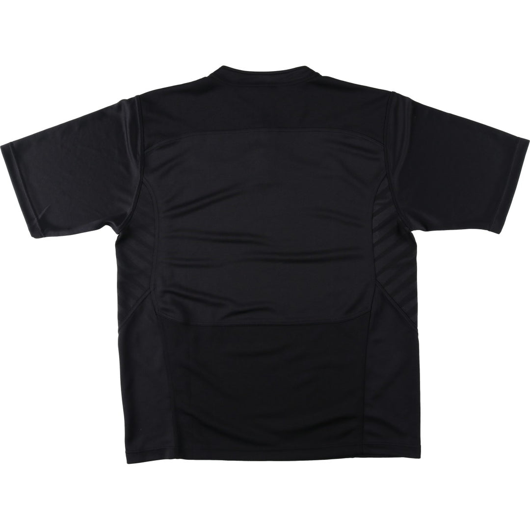 Adidas CLIMA COOL New Zealand National Team Henley Neck Mesh Game Shirt Replica Uniform (Men's XL equivalent) polyester black type Vintage Second Hand