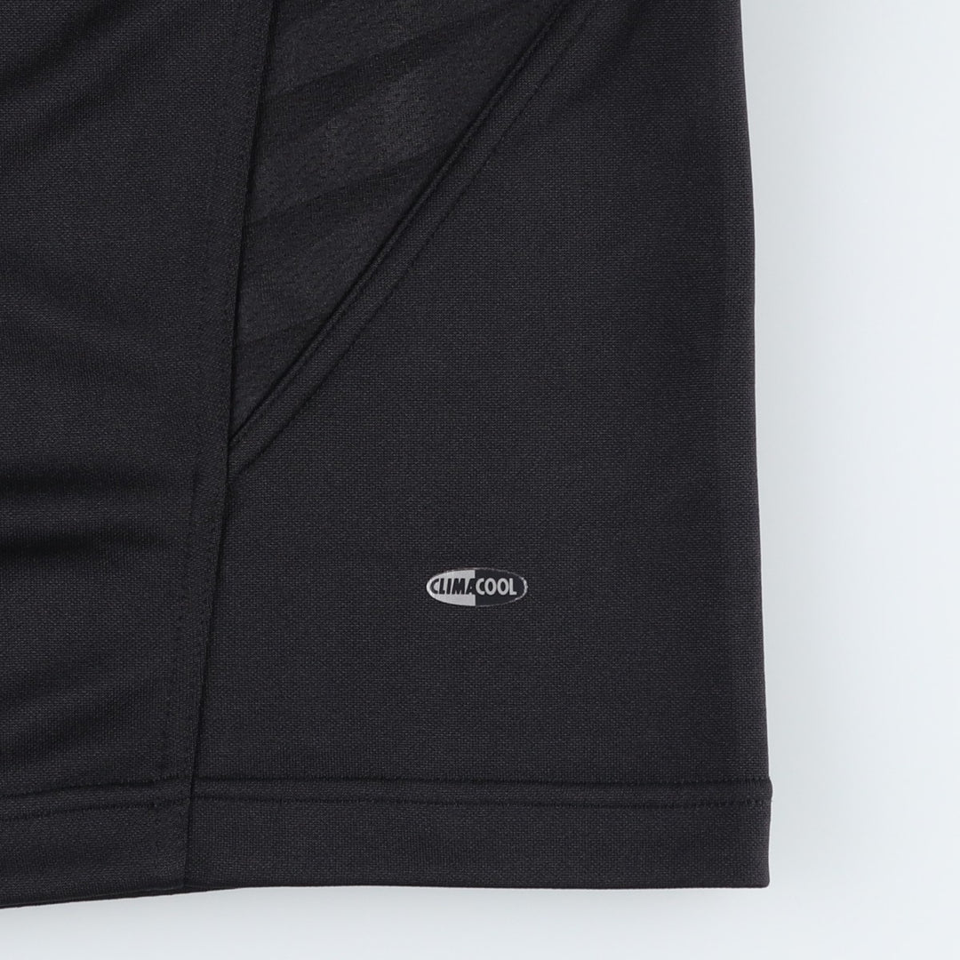 Adidas CLIMA COOL New Zealand National Team Henley Neck Mesh Game Shirt Replica Uniform (Men's XL equivalent) polyester black type Vintage Second Hand