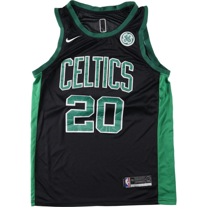 Nike NBA Boston Celtics Mesh Game Shirt Replica Uniform (Men's Size M) unclear black type Vintage Second Hand